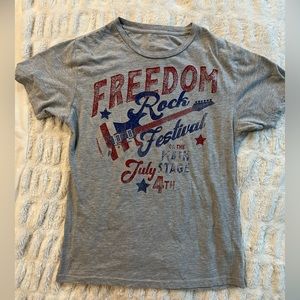 Medium freedom rock festival t-shirt